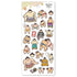 Mind Wave IROHA JAPAN CULTURE Stickers Lucky Cat Turtle Bank Mt. Fuji Parasol Clear Stickers Seals Bujo Sticker | 81869