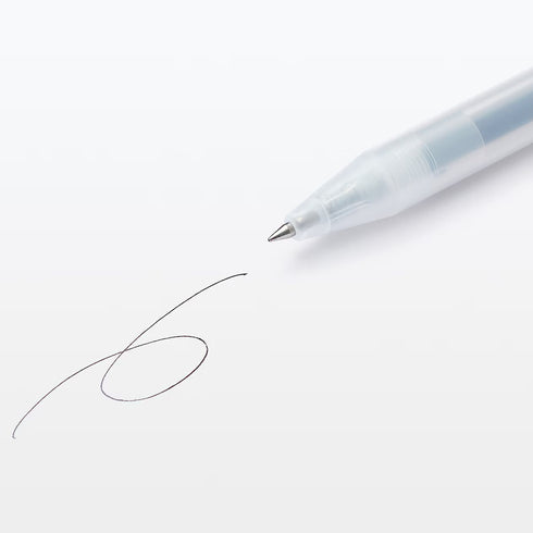 ORANGE MUJI Japan Knock Gel Ink Retractable Type Ballpoint Pen 0.3mm Muji Gel Pen Smooth Gel Pen Artist Pen Anime Pen Fine Line | 0.3mm