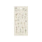 MU Lifestyle Pop-Up 3D Embossed Stickers Cotton Buds Cotton Sprig Cotton Blossom Cotton Foliage 3D Stickers Applique Stickers | 03