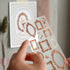 MU Lifestyle Pop-Up 3D Embossed Stickers Picture Frames Gold Foil Frame Victorian Frame Gothic Frame 3D Stickers Applique Stickers | 04