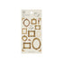 MU Lifestyle Pop-Up 3D Embossed Stickers Picture Frames Gold Foil Frame Victorian Frame Gothic Frame 3D Stickers Applique Stickers | 04