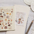 MU Lifestyle Pop-Up 3D Embossed Stickers Sweets Desserts Chocolate Cake Cheesecake Bundt Frappe Latte 3D Stickers Applique Stickers | 06