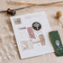 MU Lifestyle Pop-Up 3D Embossed Stickers White Flowers Baby's Breath Eucalyptus White Foliage 3D Stickers Applique Stickers | 07