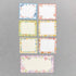 NB Co., Ltd Japan Flower Border Flower Frame Colored Paper Flake Sticker Paper Stickers Color Flake Seals Embellishment Sticker | 2564114