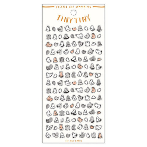 Mind Wave TINY TINY CATS Stickers Kitty Stickers Calico Stickers Grey Cat Stickers Kitties Clear Stickers Seals Bujo Sticker | 81863