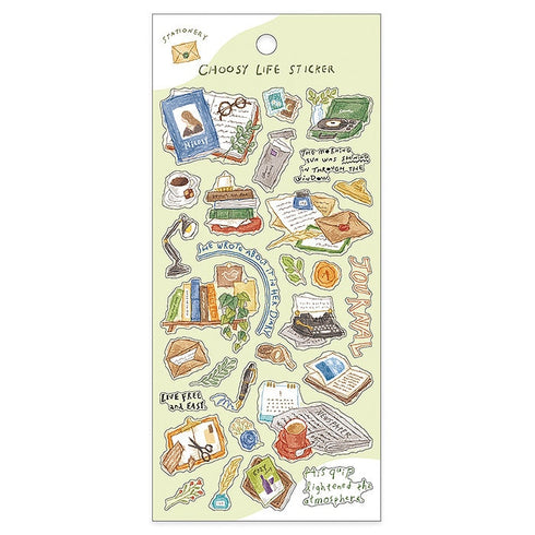 Mind Wave CHOOSY LIFE Make SWEETS Stickers Carrot Cake Eggs Apple Muffins Tea Baking Clear Stickers Seals Bujo Sticker | 81838