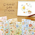 Mind Wave CHOOSY LIFE Make SWEETS Stickers Carrot Cake Eggs Apple Muffins Tea Baking Clear Stickers Seals Bujo Sticker | 81838