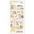Mind Wave IROHA WHITE-TAILED Tit Stickers Bird Birdies Whit-Tailed Nature Wildlife Clear Stickers Seals Bujo Sticker | 81871