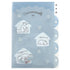 MY MELODY MPLAN & Sanrio Collab Lazy Life A4 5 Pocket Index Clear Folder Pocket Folder Paper File Folder Plastic Folder | H310 X W220