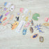 SEA SLUGS Kamio Japan Stickers Adult Visual Dictionary Sea Cucumbers Sea Life Bottom of the Sea GOLD Foil Stickers | 215282