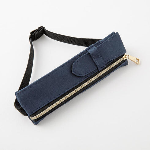 NAVY Midori Book Band Pen Case B6 - A5 Midori Pen Case Navy Midori Pen Case Canvas Pen Case Adjustable Midori Adjustable Pencil Case