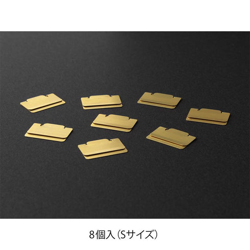 BRASS Midori SMALL Chiratto Metal Index Tabs Index Clips Brass Index Clip Tab Index Clip | 43432