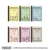 APICA BLUE A7 Peanuts CD Note Notebook Tiny Notebook Small Notebook Itty-Bitty Dream Book Mini-Notebook | 30 Sheets