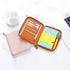 Moterm A6 Genuine Leather A6 Zippered Cover with Back Pocket Planner Cover Techo Cover Midori Cover
