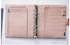 Moterm Luxe Personal Wide Litchi Grain Leather Planner 30 MM Silver Rings Notebook Organizer Agenda LARGE BACK POCKET