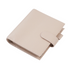 Moterm Luxe Personal Wide Litchi Grain Leather Planner 30 MM Silver Rings Notebook Organizer Agenda LARGE BACK POCKET