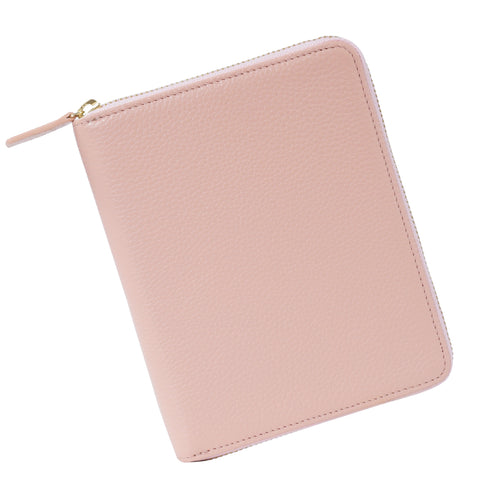 Moterm A6 Genuine Leather A6 Zippered Cover with Back Pocket Planner Cover Techo Cover Midori Cover