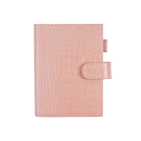 Moterm Original Series B6 Plus Cover Genuine Croc Grain Cowhide for B6 Stalogy Notebook Planner Organizer Agenda Journal Diary