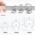 Ring Binder Replacement Kit Ring Binder Mechanism Planner Rings with Hardware for Ring Planner | A5, A6, A7 & Personal