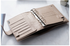 Moterm Luxe Personal Wide Litchi Grain Leather Planner 30 MM Silver Rings Notebook Organizer Agenda LARGE BACK POCKET