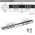 Ring Binder Replacement Kit Ring Binder Mechanism Planner Rings with Hardware for Ring Planner | A5, A6, A7 & Personal