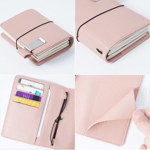 Moterm Genuine Leather Travel Journal Simple Series Passport Size Notebook