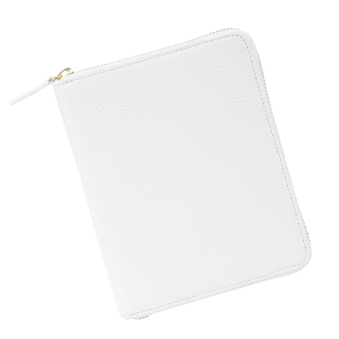 Moterm A6 Genuine Leather A6 Zippered Cover with Back Pocket Planner Cover Techo Cover Midori Cover
