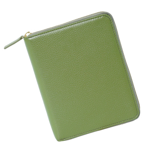 Moterm A6 Genuine Leather A6 Zippered Cover with Back Pocket Planner Cover Techo Cover Midori Cover
