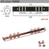 Ring Binder Replacement Kit Ring Binder Mechanism Planner Rings with Hardware for Ring Planner | A5, A6, A7 & Personal