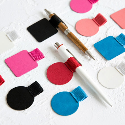 Leather Adhesive Pen Clip Journals Self Adhesive Pen Holder Pen Clip Pen Holder