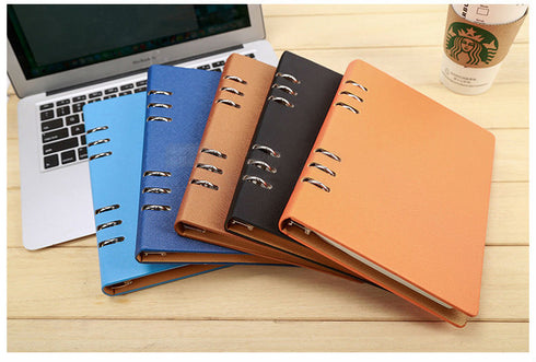 Vegan Leather Binder A4 A6 B5 A5 Spiral Notebook Planner Agenda