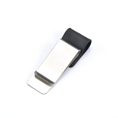 Moterm Metal Leather Pen holder Brass and Stainless steel Pencil clip for Genuine Leather notebook Journal diary