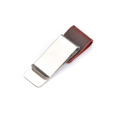 Moterm Metal Leather Pen holder Brass and Stainless steel Pencil clip for Genuine Leather notebook Journal diary
