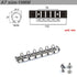 Ring Binder Replacement Kit Ring Binder Mechanism Planner Rings with Hardware for Ring Planner | A5, A6, A7 & Personal