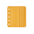 Moterm Genuine Leather Card Holder Flyleaf for Ring Planner with 6 Card Slots And Middle Pocket ID Credit Card Bag Binder Accessory