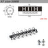 Ring Binder Replacement Kit Ring Binder Mechanism Planner Rings with Hardware for Ring Planner | A5, A6, A7 & Personal