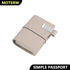 Moterm Genuine Leather Travel Journal Simple Series Passport Size Notebook