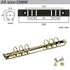 Ring Binder Replacement Kit Ring Binder Mechanism Planner Rings with Hardware for Ring Planner | A5, A6, A7 & Personal