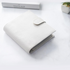 Moterm Luxe Personal Wide Litchi Grain Leather Planner 30 MM Silver Rings Notebook Organizer Agenda LARGE BACK POCKET