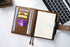 Moterm Original Series A6 Plus Cover for A6 Stalogy Notebook Genuine Pebbled Grain Cowhide Planner