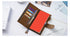 Moterm Pebbled Leather Original Weeks Cover for Hobonichi and Skinny Mini Happy Planner with Back Pocket and Double Clasps Diary