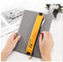 Vegan Leather Book Band Buckle Expandable Pencil Case Pen Bag | 195mm X 45mm