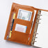 Moterm Genuine Leather Regular Personal Size Planner with 25MM Binder Rings Notebook Agenda Organizer Diary Journal