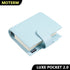 Moterm Luxe 2.0 Series Binder Pocket Size Planner Pebbled Grain Leather A7 Notebook with 30MM Ring