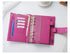 Moterm Firm Pebbled Grain Leather A5 A6 B6 Weeks Fuchsia Rose Color Genuine Cowhide Planner Rings Notebook Cover Diary Agenda Organizer Journey