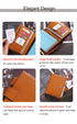 Moterm Original Series A6 Plus Cover for A6 Stalogy Notebook Genuine Pebbled Grain Cowhide Planner