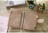Moterm Genuine Leather Regular Personal Size Planner with 25MM Binder Rings Notebook Agenda Organizer Diary Journal