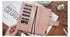 Moterm Pebbled Leather Original Weeks Cover for Hobonichi and Skinny Mini Happy Planner with Back Pocket and Double Clasps Diary