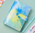 Tie Dyed Marble Color A6 Vegan Leather DIY Binder Notebook Cover Diary Agenda Planner Cover