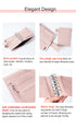 Moterm Luxe 2.0 Series Binder Pocket Size Planner Pebbled Grain Leather A7 Notebook with 30MM Ring